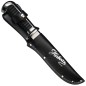Preview: Herbertz Bowie Knife, Black, Leather Sheath
